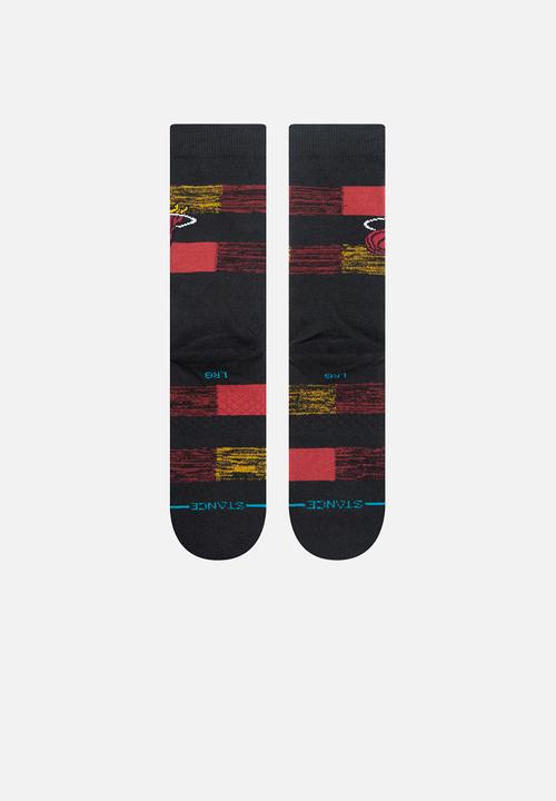 Stance Socks - Heat cryptic crew - nba - black