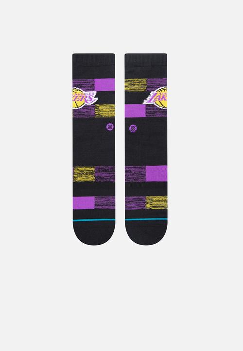 Stance Socks - Lakers cryptic crew - nba - black