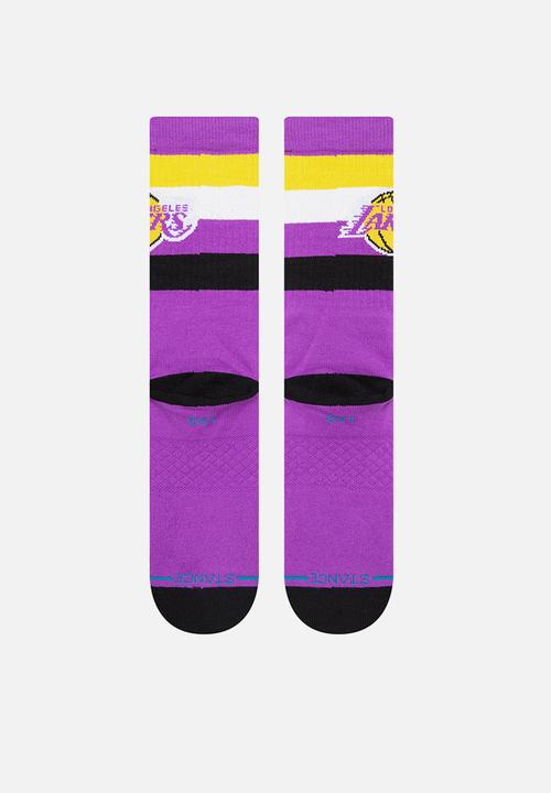 Stance Socks - Lakers St crew - purple