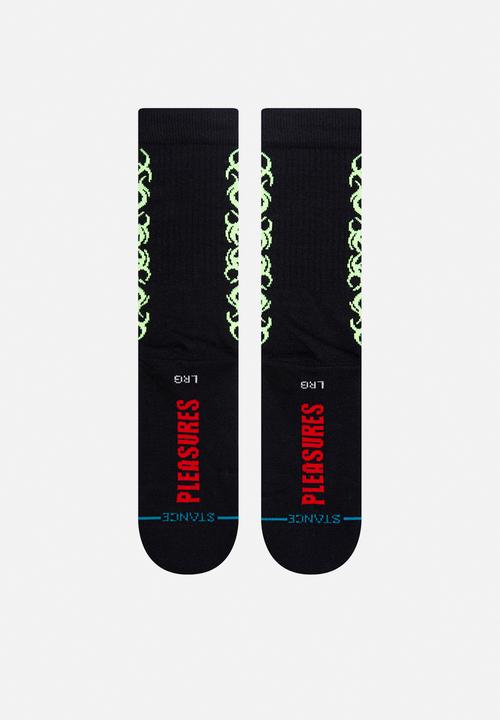 Stance Socks - Pleasures tribal - black