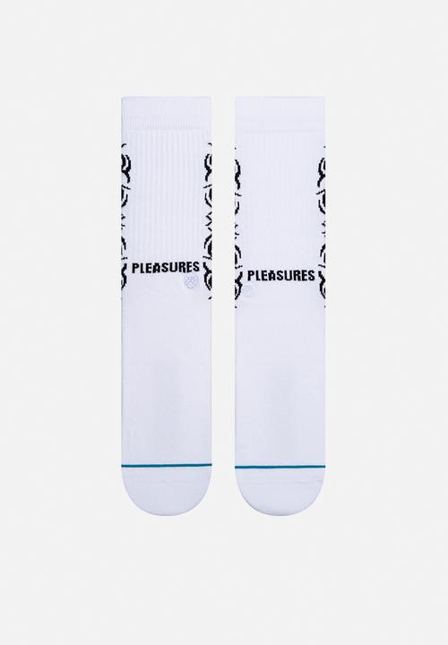 Stance Socks - Pleasures tribal - white