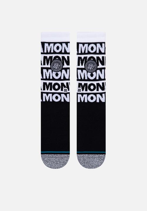 Stance Socks - The ramones - black