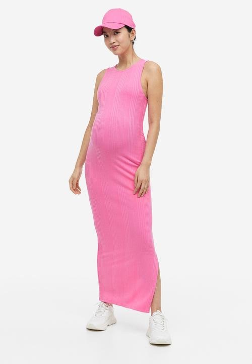 H&M - Mama ribbed dress - pink