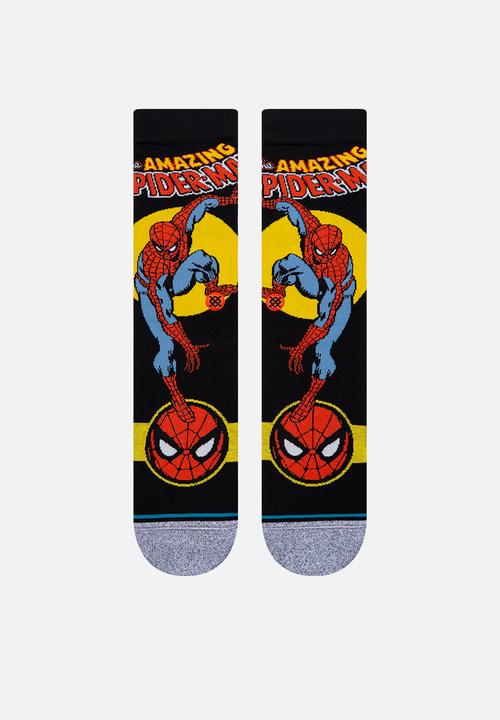 Stance Socks - Spider man marquee - black