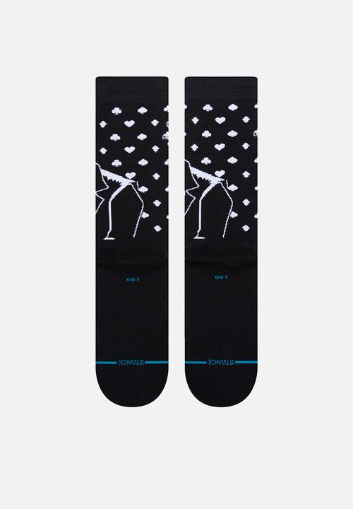 Stance Socks - The joker - black
