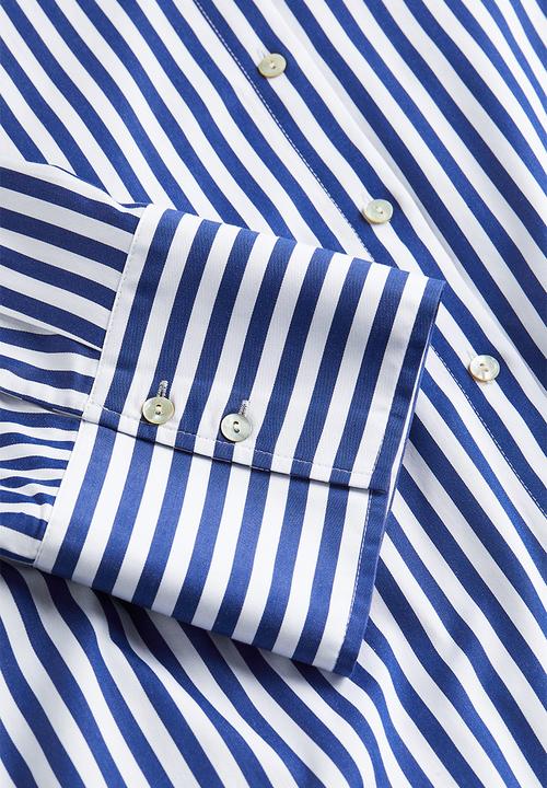 H&M - Oversized cotton shirt - blue