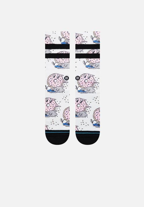 Stance Socks - Cruzin for a bruzin - off white