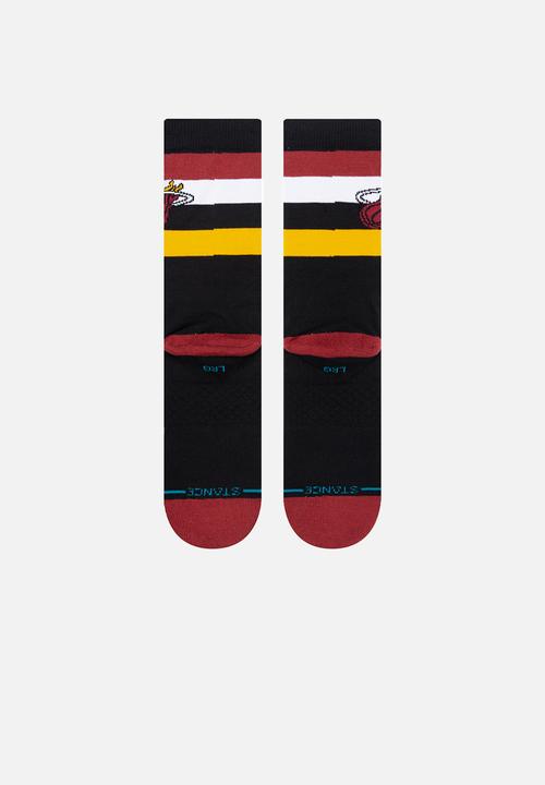 Stance Socks - Heat St crew - black