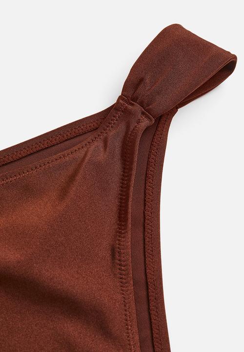 H&M - Tanga bikini bottoms - dark brown