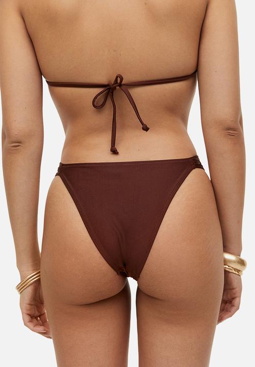 H&M - Tanga bikini bottoms - dark brown