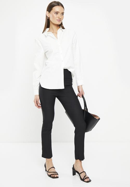 Trendyol - Cigarette pants - black