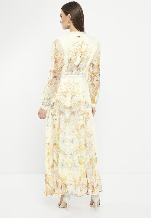 Pringle of Scotland - Pringle flora dress - cream