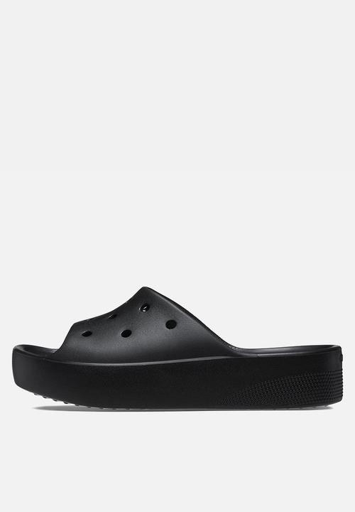 Crocs - Classic platform slide - black