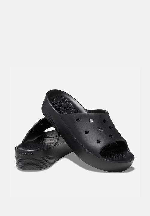 Crocs - Classic platform slide - black