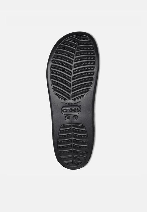 Crocs - Classic platform slide - black
