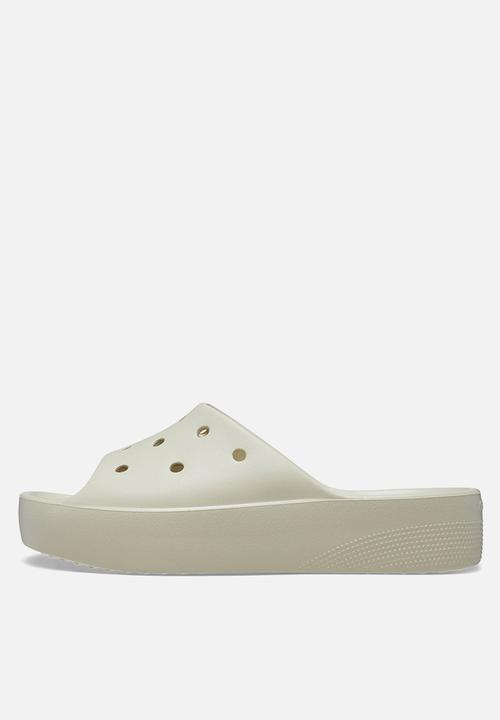 Crocs - Classic platform slide - bone