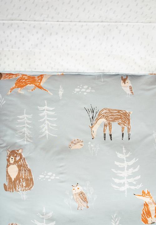 Linen House - Winter woods duvet cover - multi