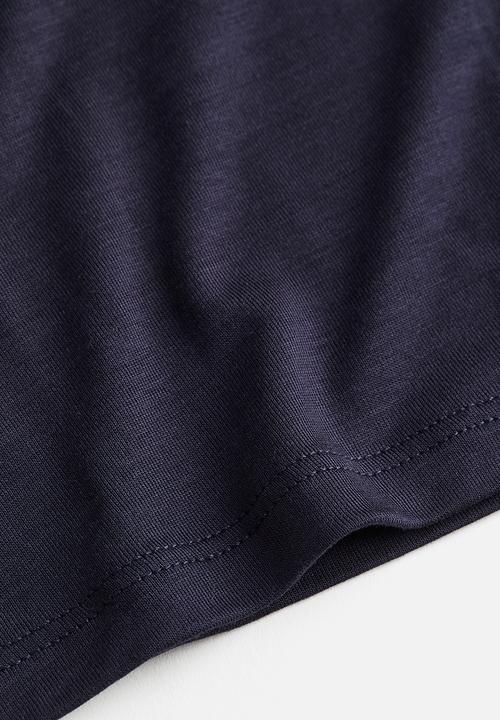 H&M - V-neck t-shirt - dark blue