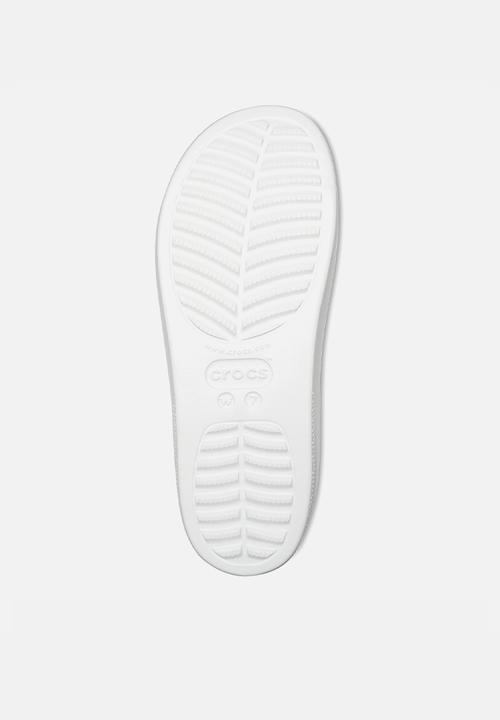 Crocs - Classic platform slide - white