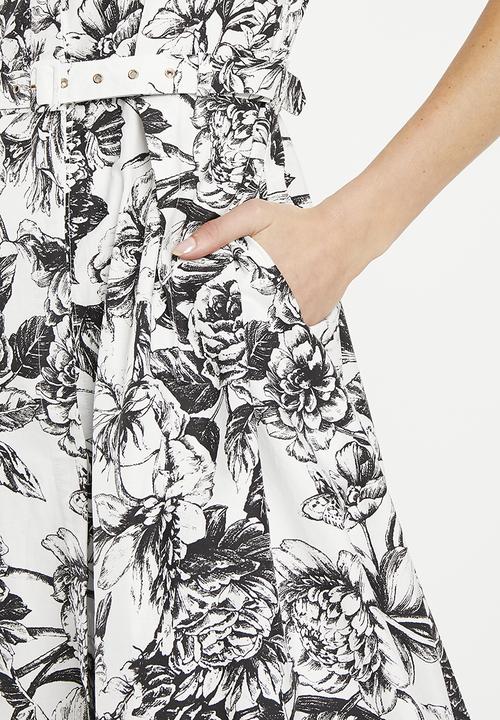 Pringle of Scotland - Pringle reavan dress - white & black
