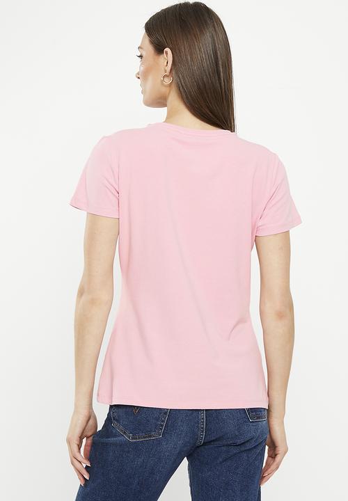 Pringle of Scotland - Pringle lilian tee - pink