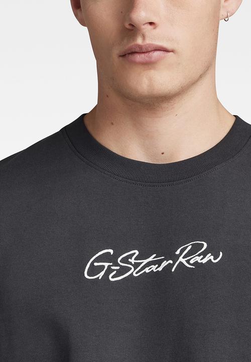 G-STAR - Autograph boxy r t Signe jersey o - shadow