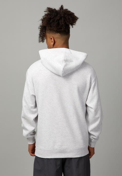 Factorie - Relaxed unified hoodie - silver marle/unified lockup
