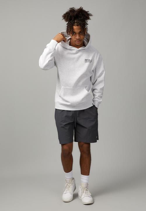 Factorie - Relaxed unified hoodie - silver marle/unified lockup