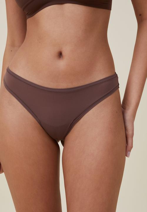 Cotton On - The flexi G string brief - deep taupe