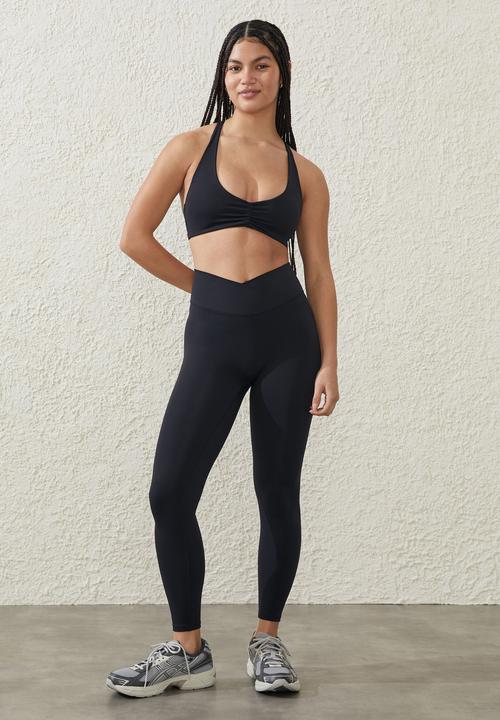 Cotton On - Ultra luxe strappy back crop - black