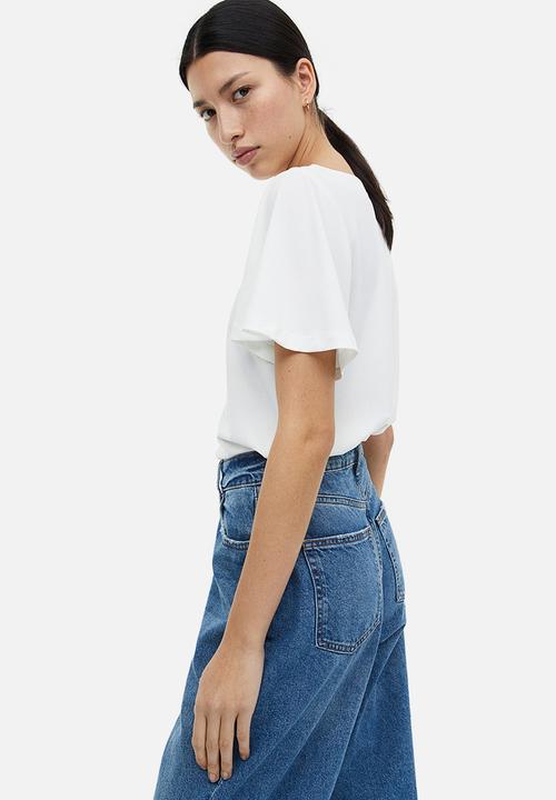 H&M - Jersey top - white