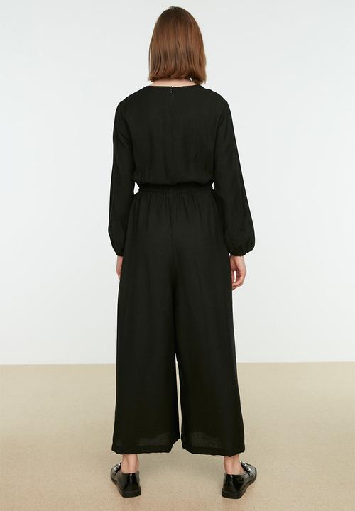Trendyol - Modest wide leg jumpsuit - black