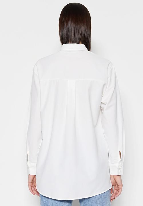 Trendyol - Modest anglaise shirt - white