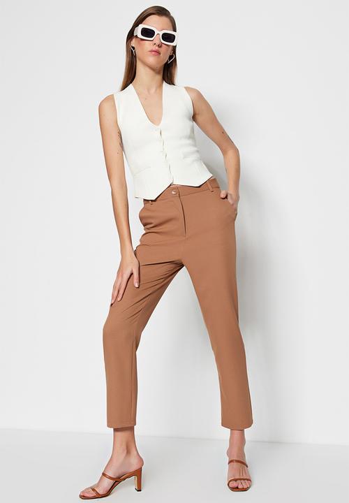 Trendyol - Cigarette pants - brown
