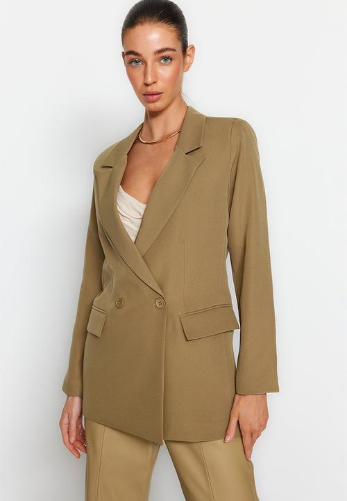 Trendyol - Regular blazer - khaki