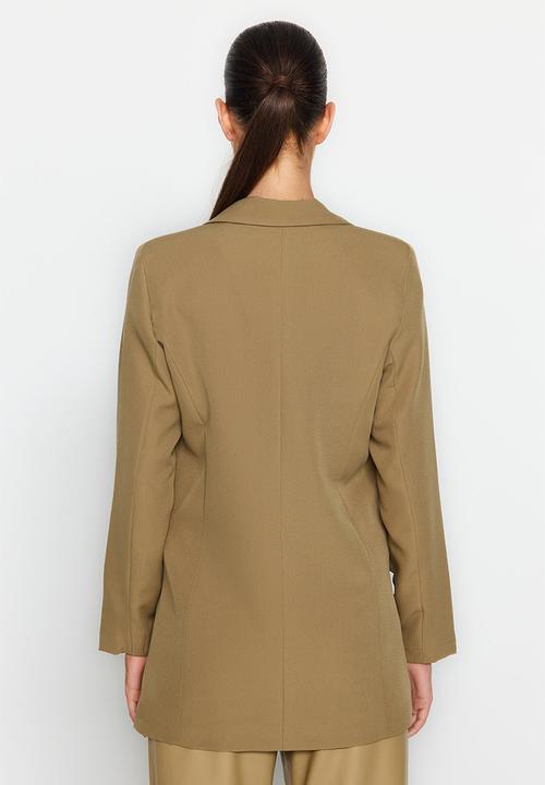 Trendyol - Regular blazer - khaki