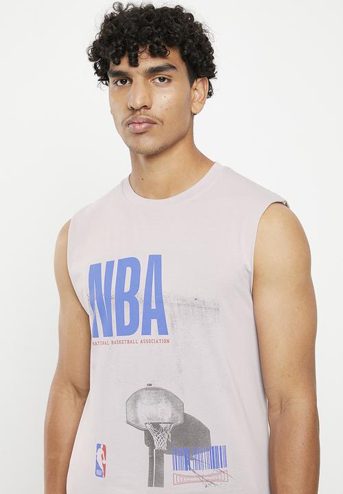 NBA - Men's court tank nba - lilac