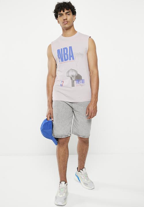 NBA - Men's court tank nba - lilac