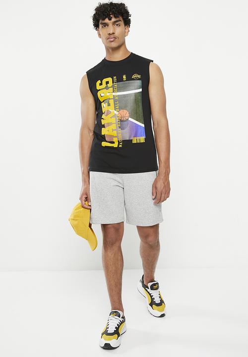 NBA - Men's court tank lakers - black