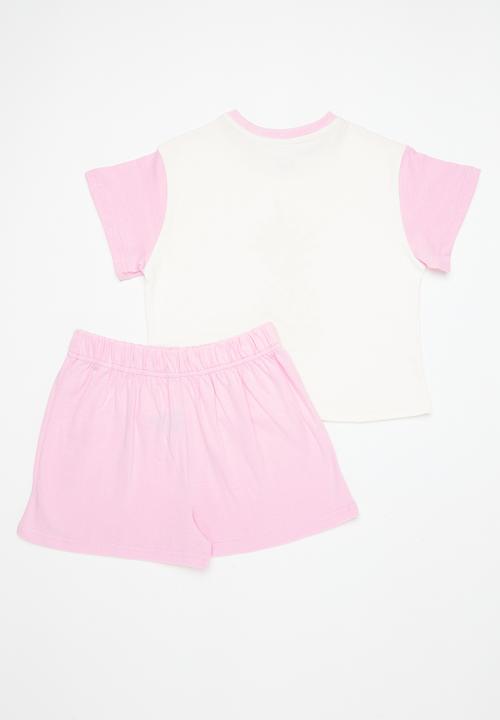 Rebel Republic - Pj set - light pink/white