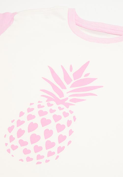 Rebel Republic - Pj set - light pink/white