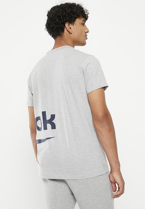 Reebok - GS side vector short sleeve - grey 