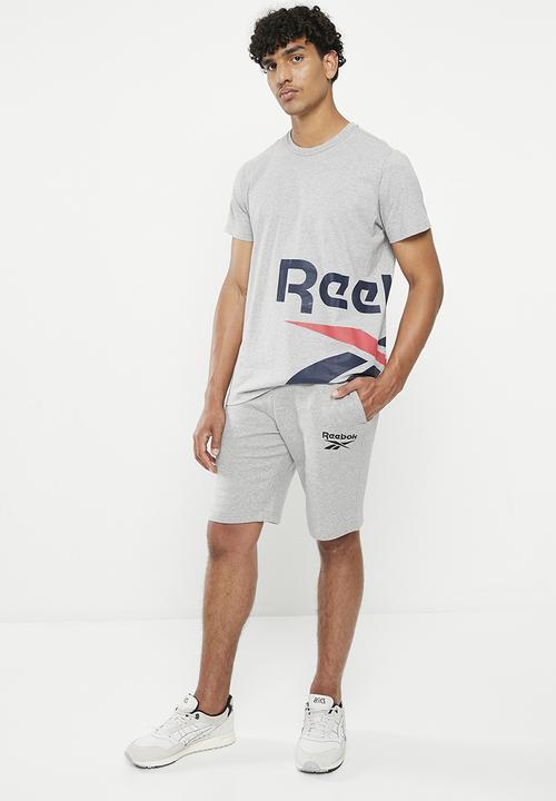 Reebok - Identity fleece shorts - grey 