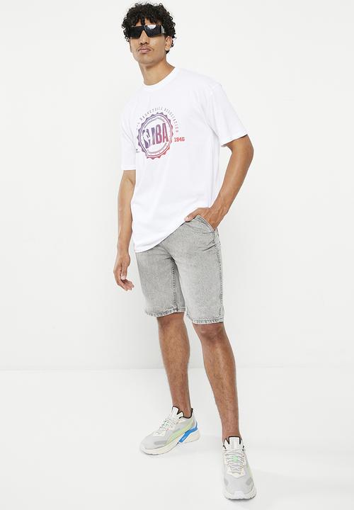 NBA - Men's giant o tee nba - white 