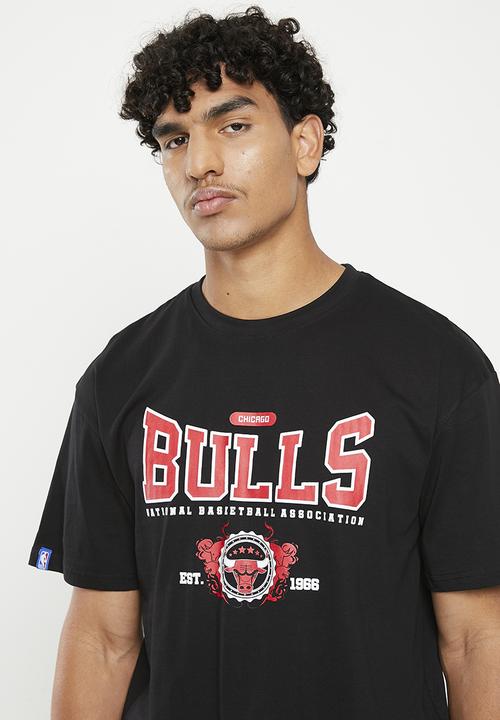 NBA - Men's giant o tee chicago bulls - black