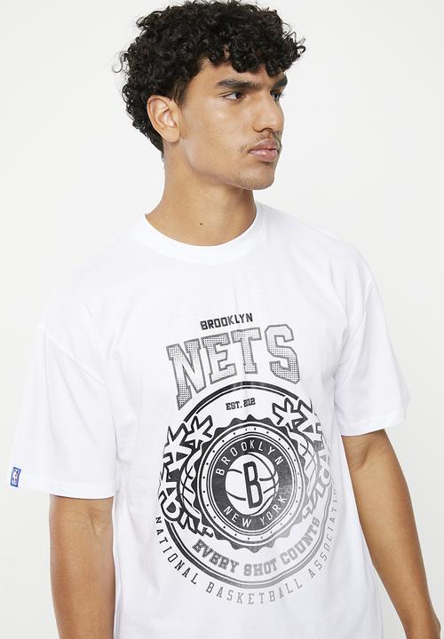 NBA - Men's giant o tee brooklyn nets - white