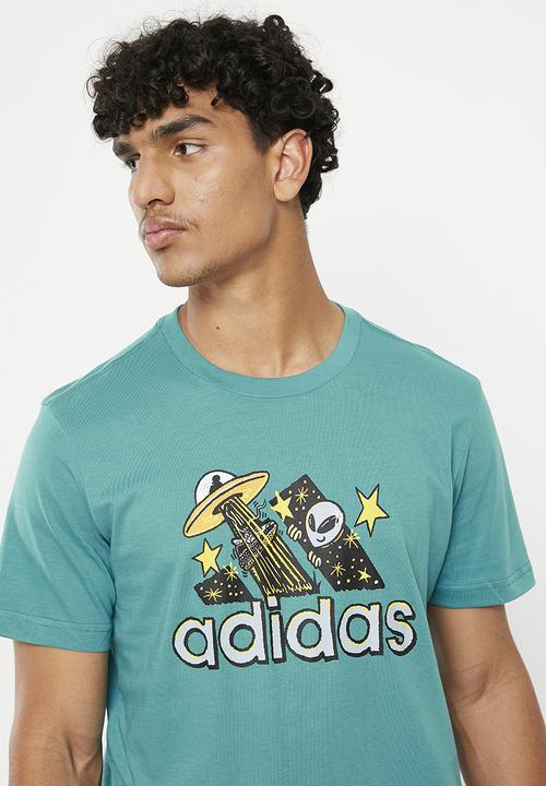 adidas Performance - M doodle f t - blue 