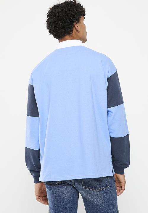 Converse - All star long sleeve rugby - blue 