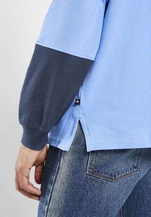 Converse - All star long sleeve rugby - blue 