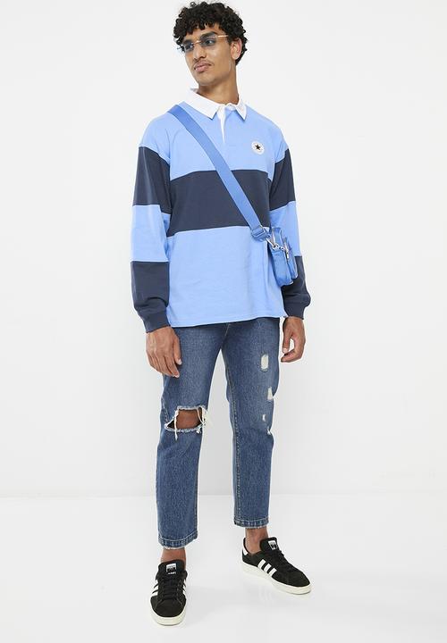Converse - All star long sleeve rugby - blue 